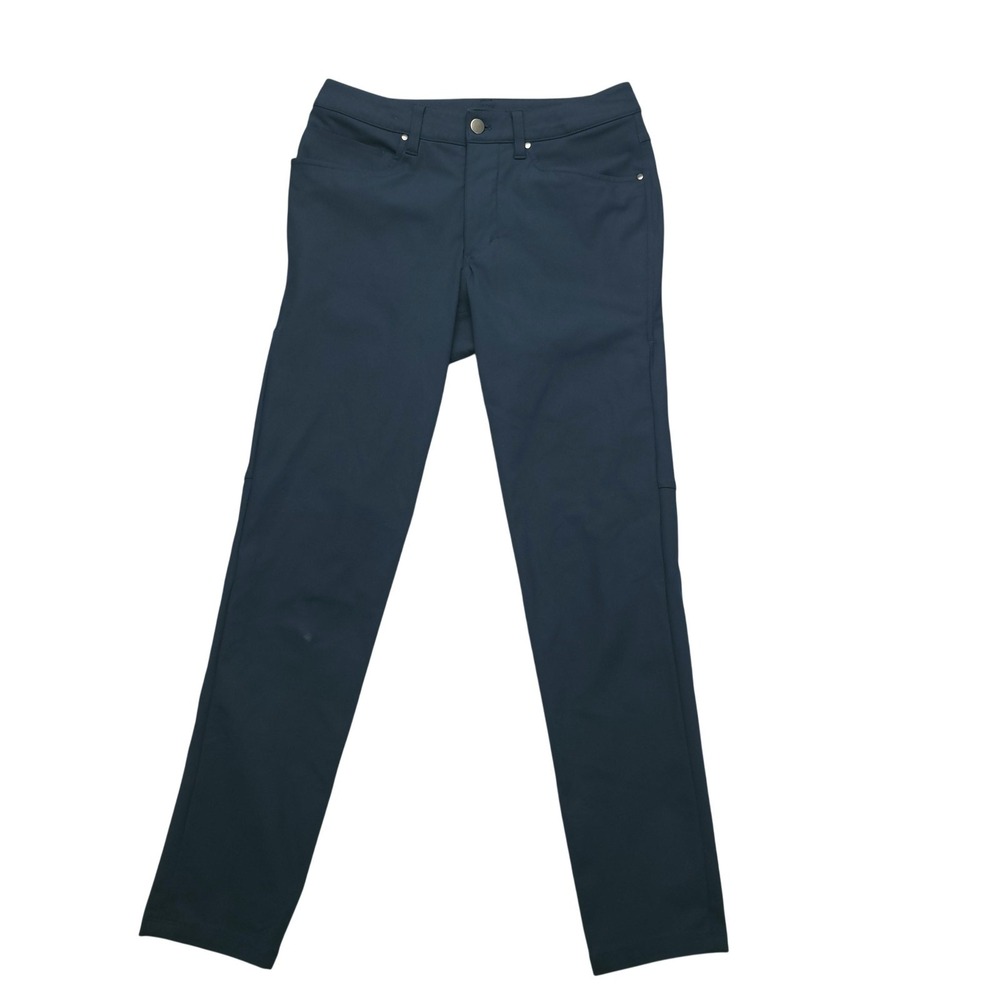 Lululemon ABC Pants Womens 28 Blue Slim Fit Chino 5 Pocket Stretch Twill Casual